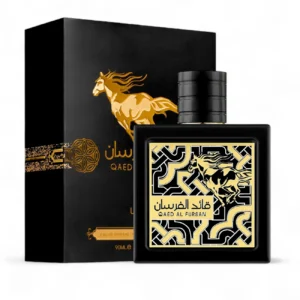 زجاجة عطر قائد الفرسان – عطر رجالي شرقي فاخر برائحة العود والعنبر والمسك